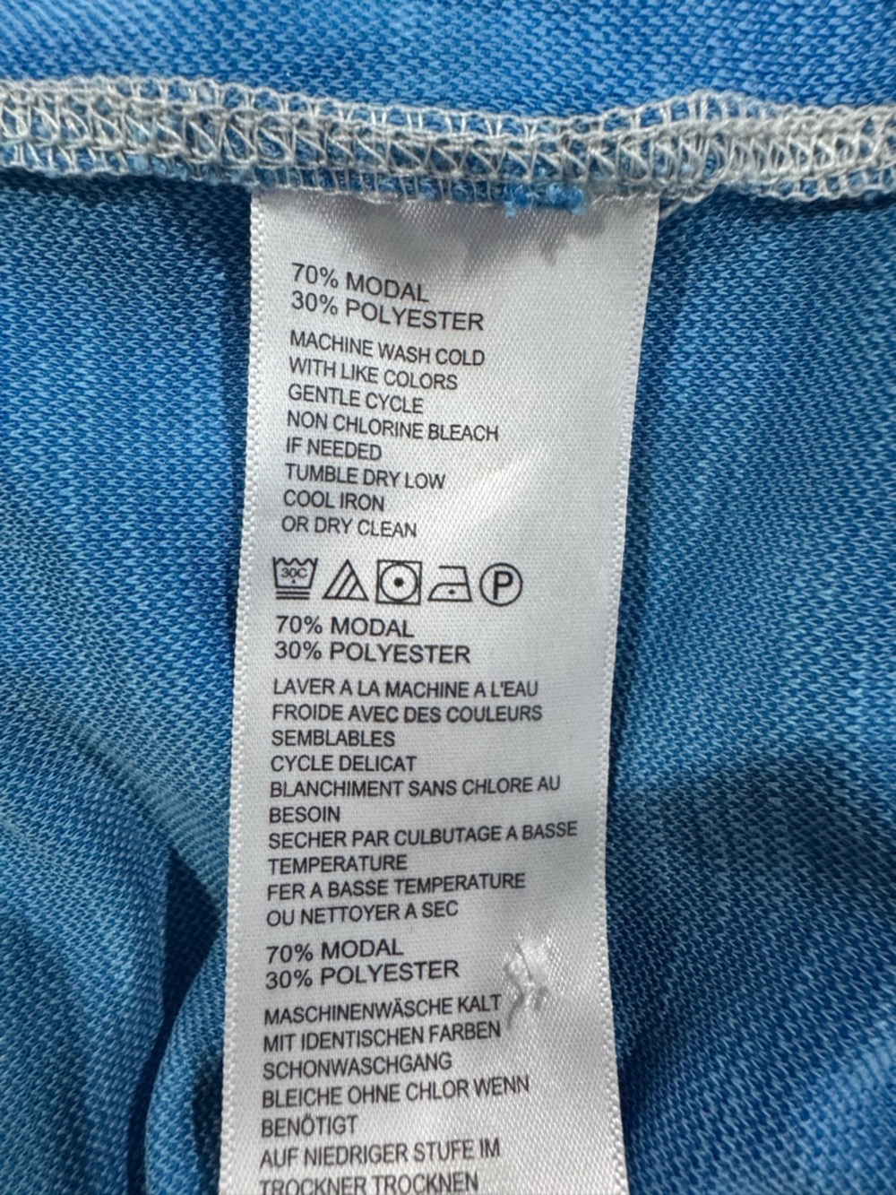 Tommy Bahama Blue Short Sleeve Polo Vintage Modal Polyester Breathable Size XXL - Picture 10 of 11